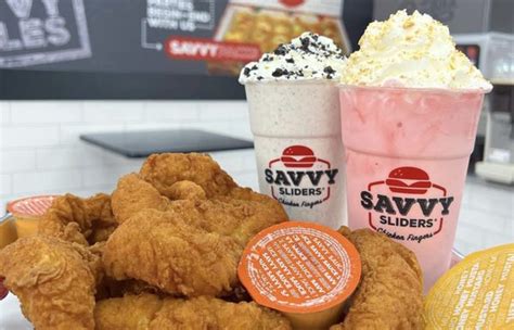 Savvy sliders taylor mi. Premium Sliders add $1.29 each Extra charge for Spicy Fingers order now served with fries + a drink combo BOxeS upgrade your drink Savvy Custard Milkshake ADD $3.99 Any 2 Sliders duo switchup PREMIUM SLIDERS $1.29 EXTRA EACH $7.99 $11.99 $12.99 Any Slider the oneshot PREMIUM SLIDER $1.29 EXTRA Any Slider + 2 Fingers the savvymix PREMIUM SLIDER ... 