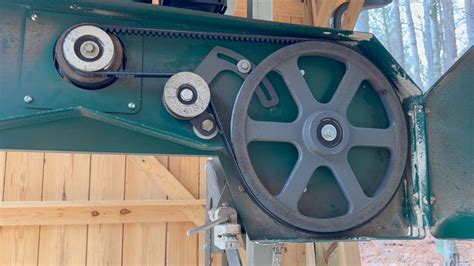 Saw mill pulleys.  True-running, vibration-reducing design improves blade tr...