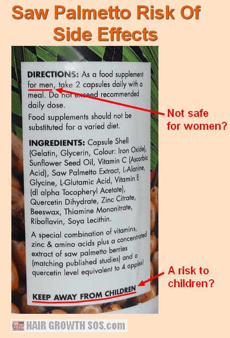 Saw palmetto side effects