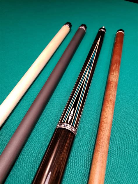 Paul Huebler began making pool cues in the early seventies out of Missouri. I believe in the early days Bob Meucci and Paul Hubler worked together to start their companies. ... Meucci 21st Century 1 cue – $808; Sawdust cue w/12.9mm Predator Revo shaft – SOLD; Jerry Rauenzahn cue – stained birdseye – $525; Herman Rambow cue …