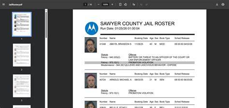 Sawyer county jail phone number.  Sawyer County WI Jail - Application p...