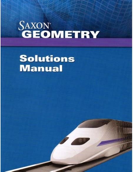 Saxon Geometry Solutions Manual