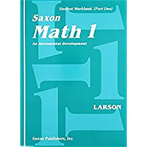 Saxon Math 1 Student Workbook