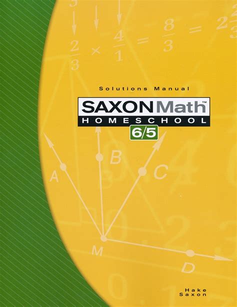 Saxon math 65 homeschool solutions manual 3rd edition. - Libro historia del futuro david diamond.