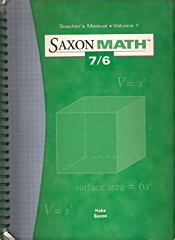 Saxon math 7 6 teachers manual vol 1. - Jardin botanique de rochefort et les grandes expéditions maritimes.