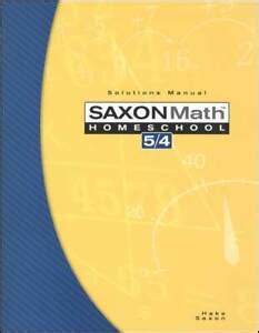 Saxon math homeschool 5 4 solutions manual. - Kenmore front load washer user manual.