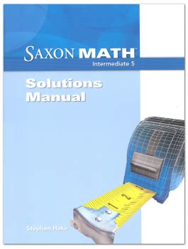 Saxon math intermediate 5 solutions handbuch. - The miracle of life change study guide how god transforms his children.