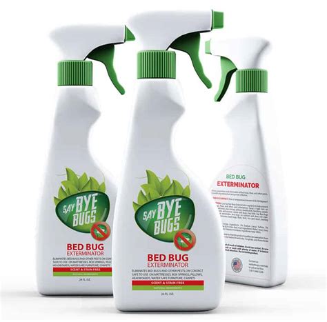Say bye bugs. Say Bye Bugs. $36.95 per bottle and prices go down the more you buy. Spray formula. Odorless product. 90-day money-back guarantee. 2-week treatment plan. "A+" rating and accreditation from the BBB. Say Bye Bugs is a highly effective bed bug elimination system made in the USA. It uses a water-based … 