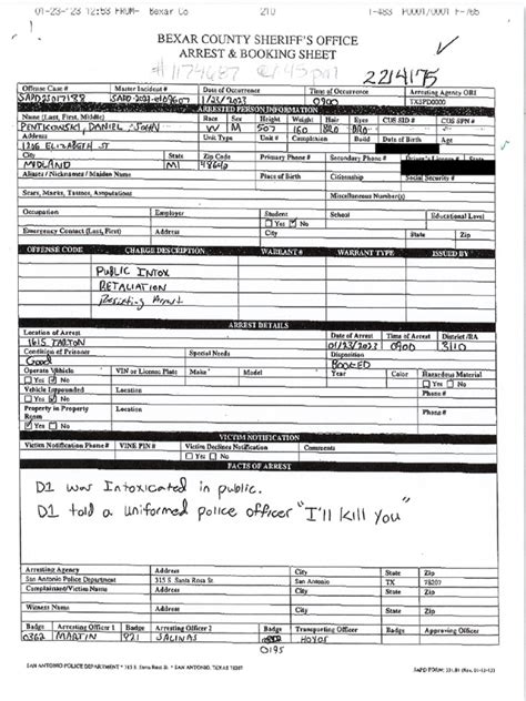 Say cheese bexar county. All Bexar County Jail Activity Report data provided he...