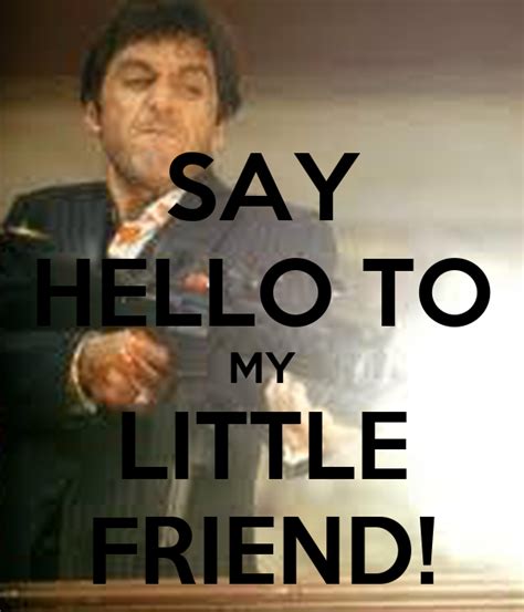 Say hello to my little friend. Things To Know About Say hello to my little friend. 