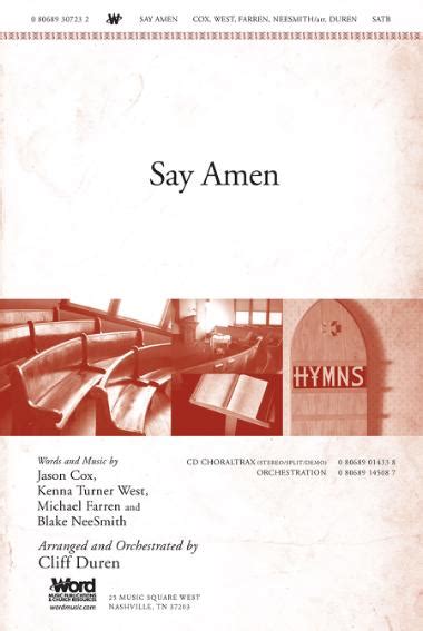 Saying Amen (April 1999 edition) Open Library