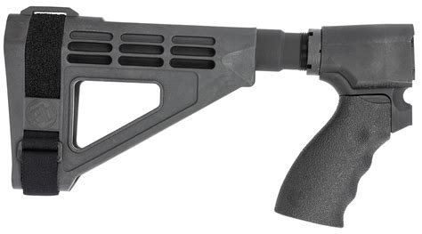 SB Tactical FS1913 A low-profile, left side-folding, strut design compatible with all platforms utilizing an M1913 interface at the rear of the receiver. The FS1913 is a complete assembly offering pull-through opening and a solid lock-up when extended.. 