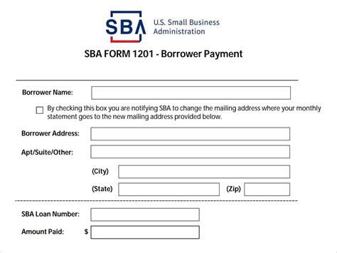 Sba 1201 payments. Things To Know About Sba 1201 payments. 