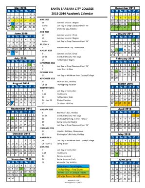 Sbcc Calendar 2022