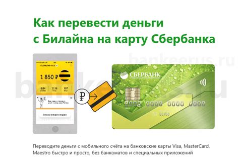 Sberbank kartından beeline telefonuna pul köçürmək