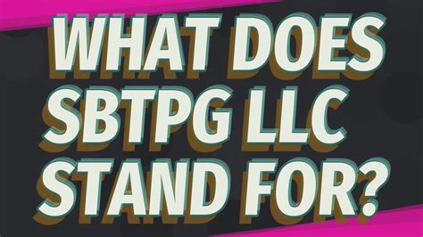 Sbptg llc. Things To Know About Sbptg llc. 