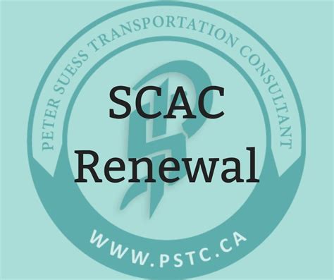 Scac code renewal. For new applications, you have the option to subscribe to auto-renewal. Each SCAC code is due for renewal 365 days from the assignment date. SCAC Code list . The SCAC code list is published by the National Motor Freight Traffic Association (NMFTA). It’s available through the SCAC Online website, although you need an account to access it. 