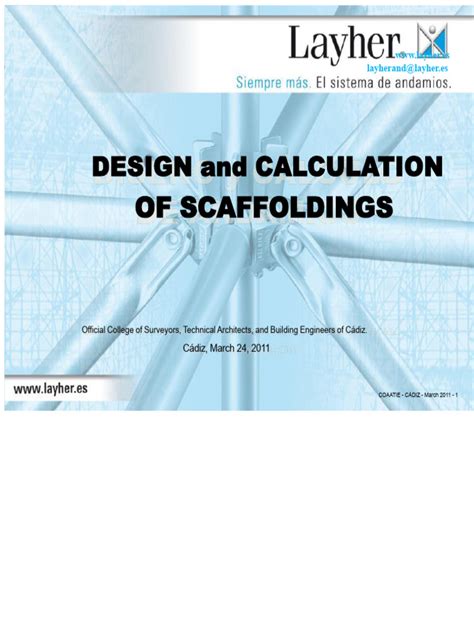 Scaffolding calculation pdf.  The design tool provides scaffolding . txt), PDF File (.  Scaffol...