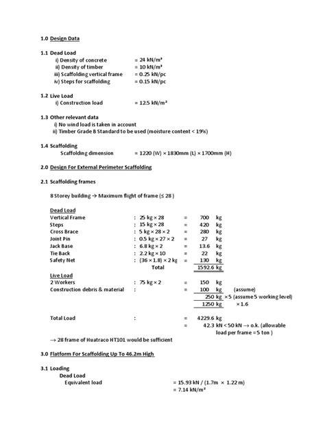 Scaffolding calculation pdf.  This document provides design This document provides design calcu...
