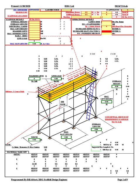Scaffolding calculator free download.  The document provides design da...
