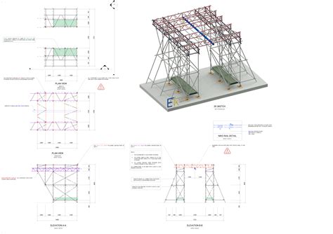 Scaffolding drawing plan.  In the dialog that opens, click the Scaffolding Plan Drawings ...