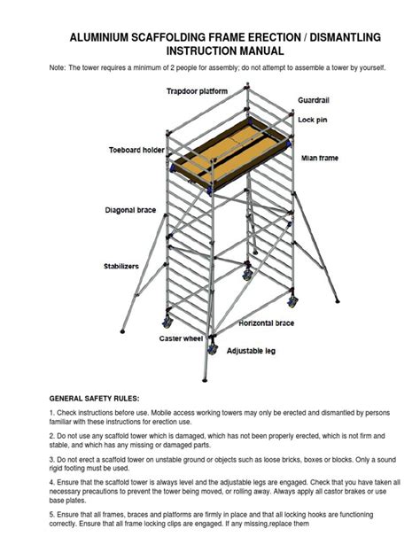 Scaffolding installation guide pdf free download.  This training manual c...