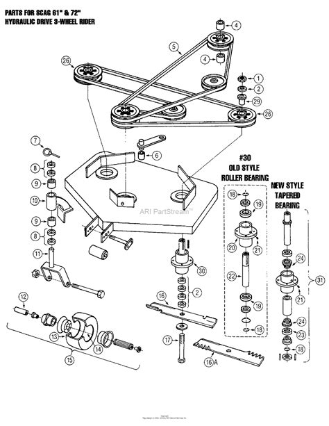 Louisville Tractor has one of the largest inventories of Tiger Cat Parts in the country. You will find blades, pulleys, clutches, tires, spindles, and many more parts to fit your STC61V-27CV. Need help finding the right parts, try using our free Scag STC61V-27CV Part Diagrams. You can count on Louisville Tractor to deliver high quality OEM and .... 