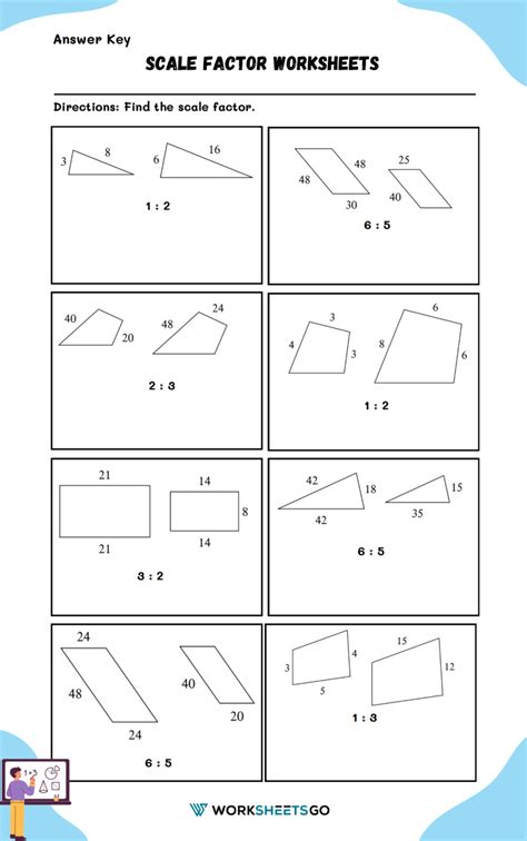 Scale Factor Drawing Worksheet