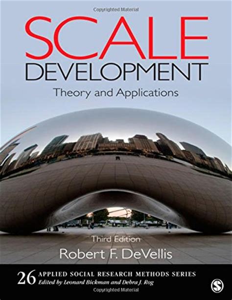 Scale development theory and applications applied social research methods. - Tres historias y un mismo camino de mujer.