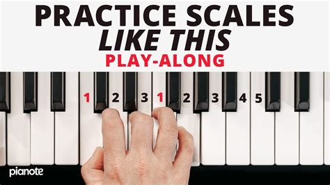 Scales and arpeggios piano tutorial.  Instead of practicing different scales...