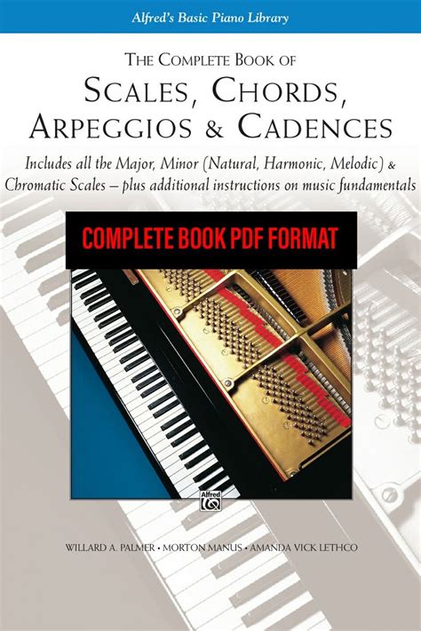 Full Download Scales Chords Arpeggios And Cadences Complete Book By Willard A Palmer