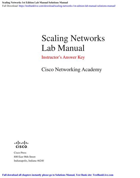 Scaling networks lab manual instructor version. - Kia hyundai a5hf1 automatic transaxle overhaul manual.