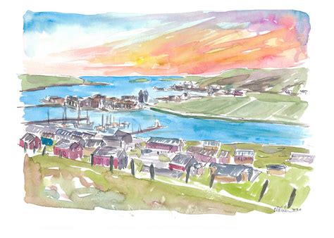 Scalloway Art - Etsy