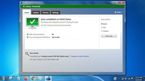 Scan Windows 7 for Viruses Security Essentials Guide