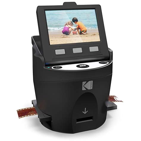 Scan digital. With the new Slide N Scan Max Digital Film Scanner from KODAK, you can view, edit and convert your old photos! This easy yet elegant 22MP slide scanner and slide viewer delivers crisp, clear, beautiful images with the press of a button. Best of … 