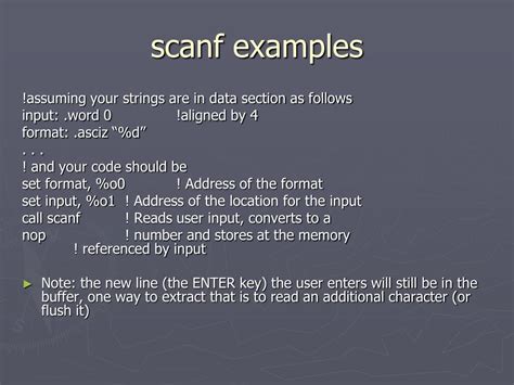 Scanf in assembly.  . But issu.  Oukei, so, to call scanf in NASM asse...