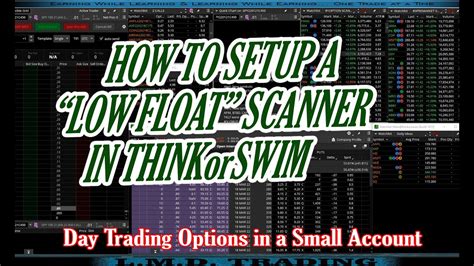 Scanner for Low Float & High Short Interest Stocks