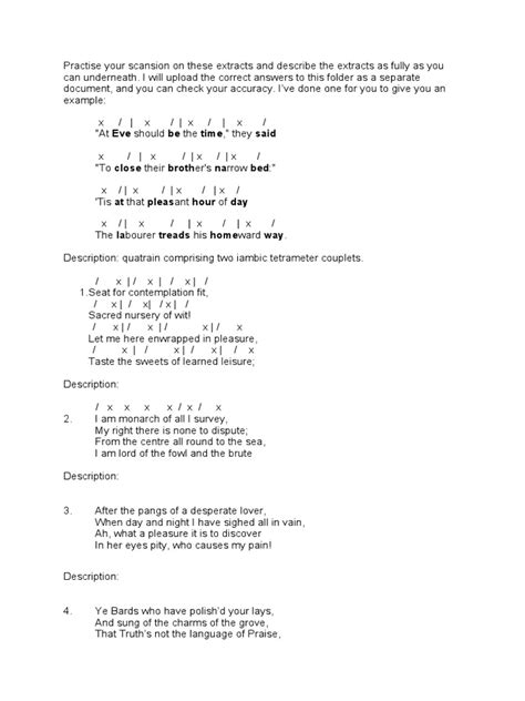 Scansion helper.  Documentation Suggested Activities Scansion Practice Afte...