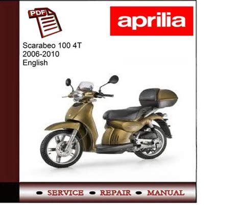 Scarabeo 100 4t 06 10 workshop service repair manual. - Physics study guide sound 15 key.