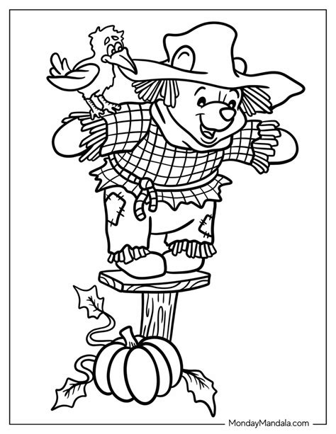 Scarecrow Coloring Picture