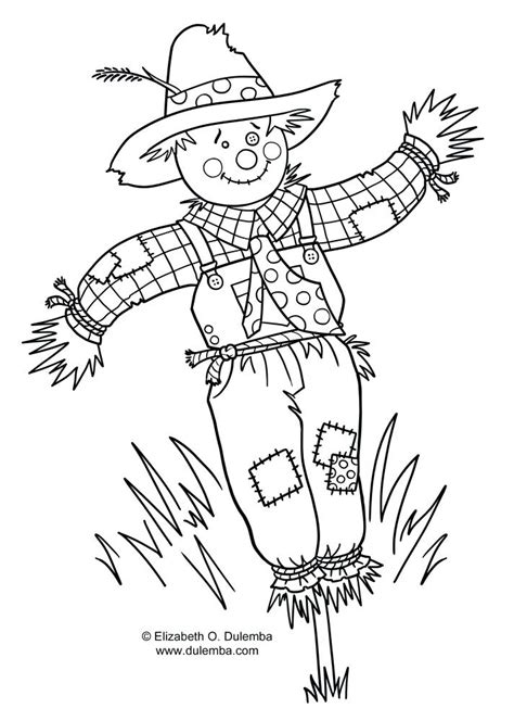 Scarecrow Coloring Shee