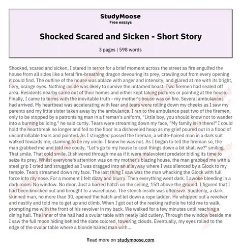 Scared short story. Things To Know About Scared short story. 