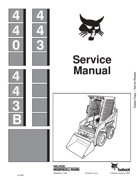 Scarica manuale bobcat 440 443 443b skid steer loader servizio riparazione officina. - Absolute bsd the ultimate guide to free bsd.
