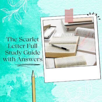 Scarlet Study The Sheet Guide Letter Answers