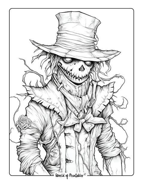 Scary Adult Coloring Books