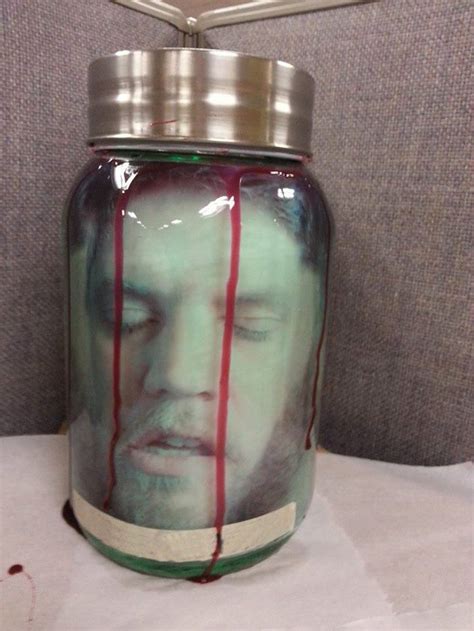 Scary Head In A Jar Printable