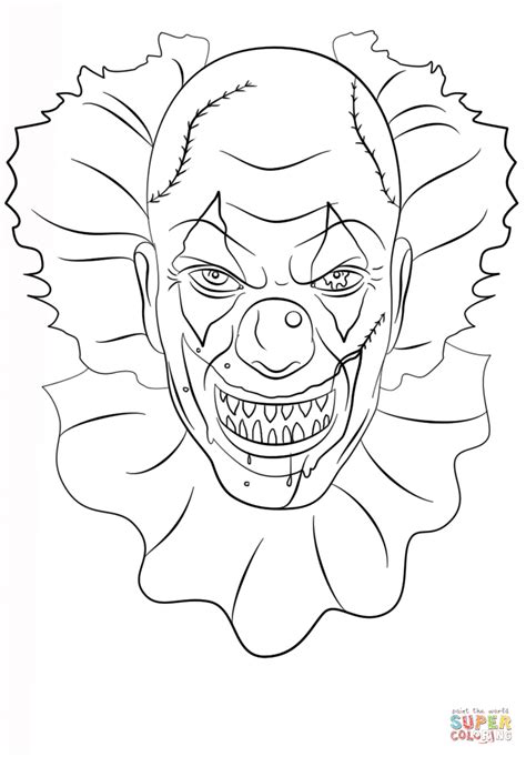 Printable Halloween coloring pages for art therapists offer spooky and therapeutic designs for adults. These pages provide a fun and creative outlet for individuals to express their emotions and relax. From intricate patterns to hauntingly beautiful scenes, these coloring pages cater to the needs of art therapy while embracing the Halloween .... Scary clown coloring pages