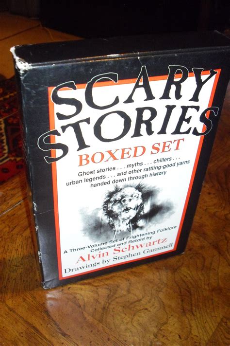 Read Online Scary Stories Paperback Box Set By Alvin Schwartz
