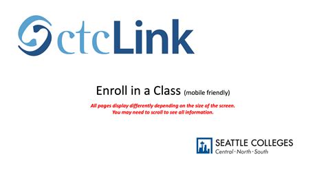 Scc ctclink. ctcLink, Shoreline's self-service portal allows you to manage your college business online including enrolling in classes, viewing your degree path, checking your financial records and aid, paying tuition, and more! 