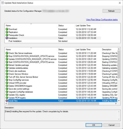 Sccm update prerequisite check failed disk space.  Below you can see a scr...